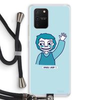 Zwaai: Samsung Galaxy S10 Lite Transparant Hoesje met koord