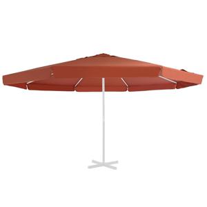 Vervangingsdoek voor parasol 500 cm terracottakleurig