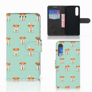 Huawei P30 Telefoonhoesje met Pasjes Pups