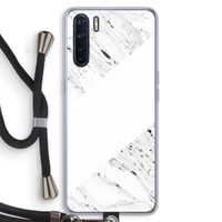 Biggest stripe: Oppo A91 Transparant Hoesje met koord