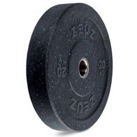 ZEUZ® 1 Stuk Halterschijf 20 KG – Gewichten Set – 20kg Bumper Plates – voor 50 mm Halter – Crossfit & Fitness - thumbnail
