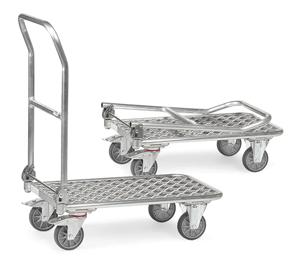 Fetra 1133 Plateauwagen Inklapbaar Aluminium Laadvermogen (max.): 150 kg