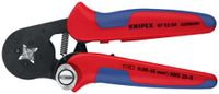 Knipex Adereindhulstang | totale lengte 180 mm | 0,08-10,0 + 16,0 (AWG 28-5) mm² | gebruineerd meercomponenten mantels | 1 stuk - 97 53 04 - 97 53 04