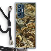 Haeckel Lacertilia: Oppo Find X3 Neo Transparant Hoesje met koord