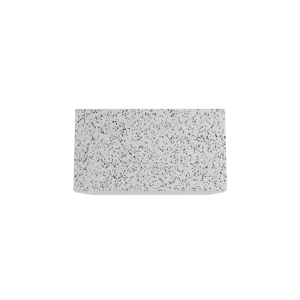 Storke Edge staand badmeubel 95 x 52 cm mat wit met Tavola enkel wastafelblad in mat wit/zwart terrazzo