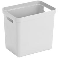 Sunware Opbergbox Sigma - kunststof - wit - 25 liter - Opbergbakken/opbergers