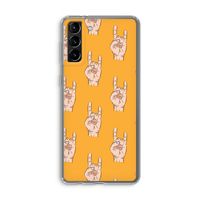 Rock: Samsung Galaxy S21 Plus Transparant Hoesje