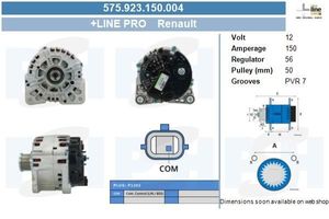 Alternator Renault 150A 575923150004