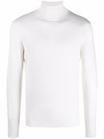 Dell'oglio pull en maille fine à col roulé - Blanc