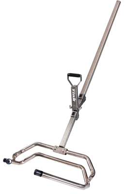 Veeverlosser standaard met krachtmeting 180cm