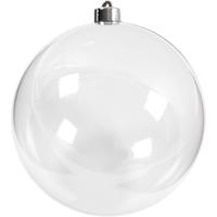 Creativ Company Deco ballen, d 15,6 cm, transparant, 1 stuk Creativ Company Deco ballen, d 15,6 cm, transparant, 1 stuk