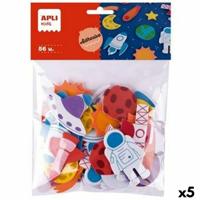 EVA-rubber Apli Multicolour EVA-rubber Kosmos (5 Stuks)