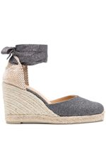 Castañer espadrilles Carina 90 mm - Gris