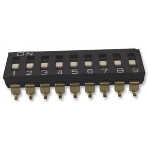 Omron A6S-9101-H DIP-schakelaar Aantal polen 9 SMD 1 stuk(s) Bag