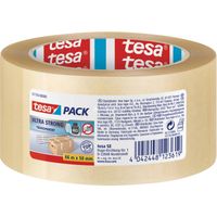 1x Tesa doorzichtige verpakkingstape extra sterk 66 mtr x 50 mm - Tape (klussen) - thumbnail