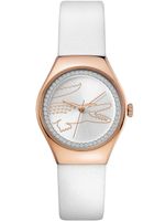 Lacoste horlogeband 2000896 / LC-85-3-34-2606 Leder Wit 14mm