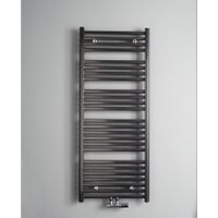 Instamat Badkamerradiator serie Calda 148 x 60 cm incl. bevestigingsset antraciet metallic - thumbnail