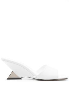 The Attico mules Cheope 60 mm - Blanc