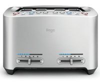 Sage The Smart Toast 4 Slice Broodrooster met dubbele lange sleuf RVS