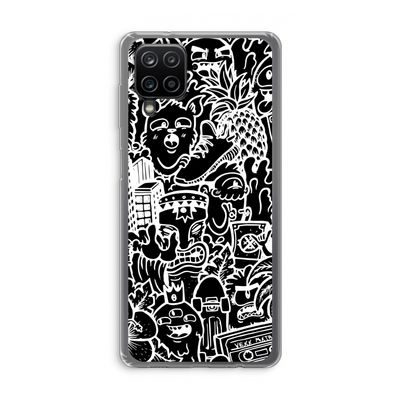 Vexx Black Mixtape: Samsung Galaxy A12 Transparant Hoesje