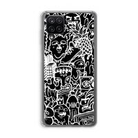 Vexx Black Mixtape: Samsung Galaxy A12 Transparant Hoesje