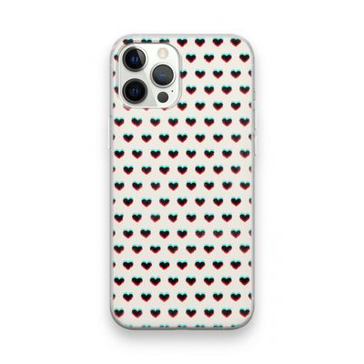 Hartjes: iPhone 12 Pro Transparant Hoesje