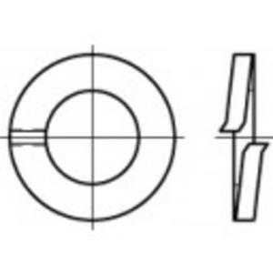 TOOLCRAFT 105679 Veerring Binnendiameter: 18.2 mm DIN 127 Verenstaal Galvanisch verzinkt 100 stuk(s)