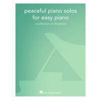 Hal Leonard Peaceful Piano Solos For Easy Piano a collection of 30 pieces