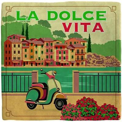 Tegeltje la dolce vita - Plenty gifts spellen
