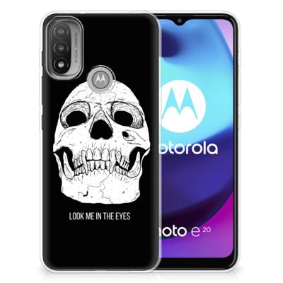 Silicone Back Case Motorola Moto E20 | E40 Skull Eyes Silicone Back Case Motorola Moto E20 | E40 Skull Eyes