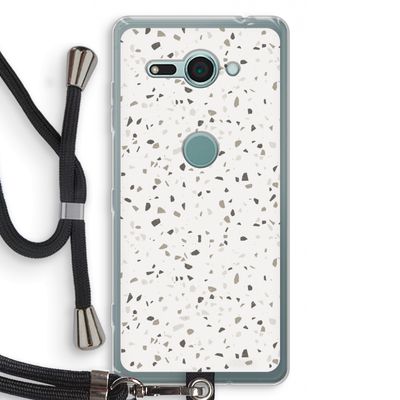 Terrazzo N°14: Sony Xperia XZ2 Compact Transparant Hoesje met koord