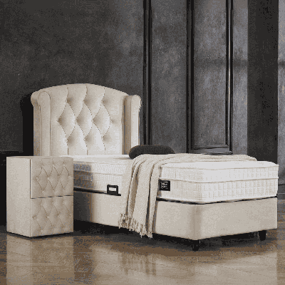 Boxspring Met Opbergruimte Aurora 90x200 Cm Met Opbergruimte Dreamhouse - Dekbed-Discounter.nl