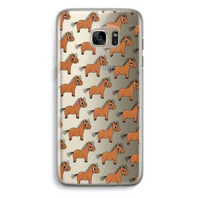 Pony: Samsung Galaxy S7 Edge Transparant Hoesje