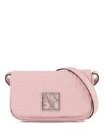 Armani Exchange sac à bandoulière à logo embossé - Rose