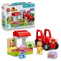 LEGO DUPLO Peppa Pig 10468 Tractor en Markt - Educatief speelgoed voor 2-jarigen - Babycadeau