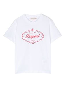 Bonpoint t-shirt en coton à logo imprimé - Blanc