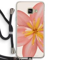 Pink Ellila Flower: Samsung Galaxy A3 (2016) Transparant Hoesje met koord