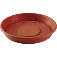 Bloempot/plantenpot onderschaal terra cotta kunststof diameter 43 cm   -