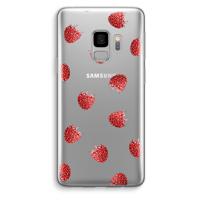 Framboosjes: Samsung Galaxy S9 Transparant Hoesje - thumbnail