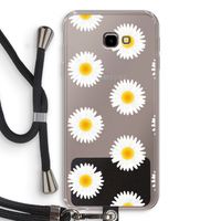 Margrietjes: Samsung Galaxy J4 Plus Transparant Hoesje met koord