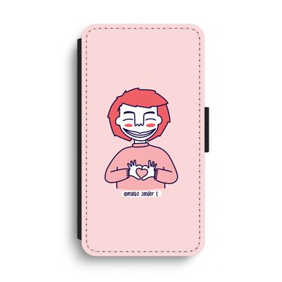 Hartje: iPhone XS Max Flip Hoesje