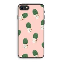 Cactusprint roze: iPhone SE 2020 Biologisch afbreekbaar hoesje