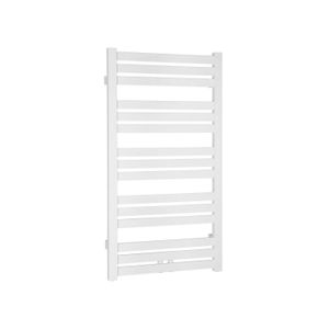 Handdoekradiator Sapho Nevel Recht Middenaansluiting 55.5x104.3 cm 397W Wit