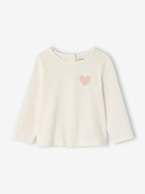Babyshirt Basics lange mouwen ecru