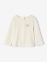 Babyshirt Basics lange mouwen ecru