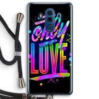Only Love: Huawei Mate 10 Pro Transparant Hoesje met koord