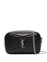 Saint Laurent mini sac en cuir Lou - Noir - thumbnail