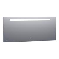 Brauer Quartz Spiegel - Rechthoekig - 160 cm - met Directe LED-Verlichting - Dimbaar - met Touchbediening - met Klok