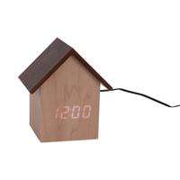 Karlsson - Wekker House LED - Licht hout