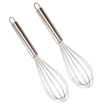 Excellent Houseware Keuken Garde klopper - 2x - RVS - 25 cm - Keukengerei - Mix Gardes